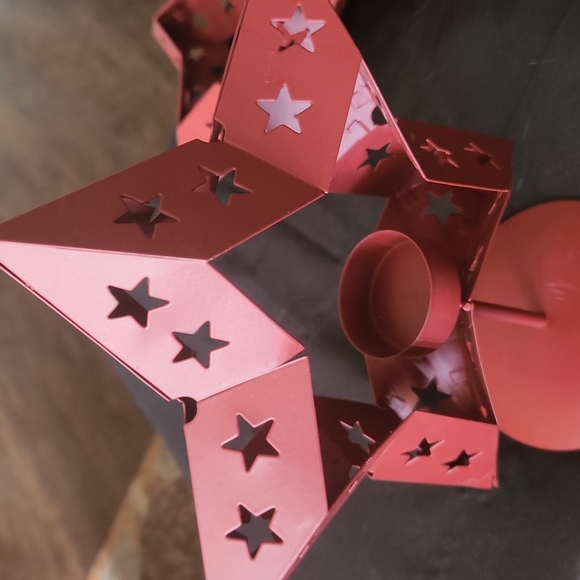 Set of 3 Star Tealight Candle Holders - Picture 4 of 15